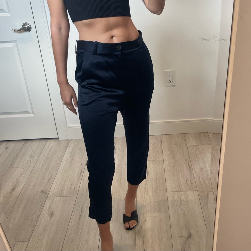 Nili Lotan 100% Silk Trousers